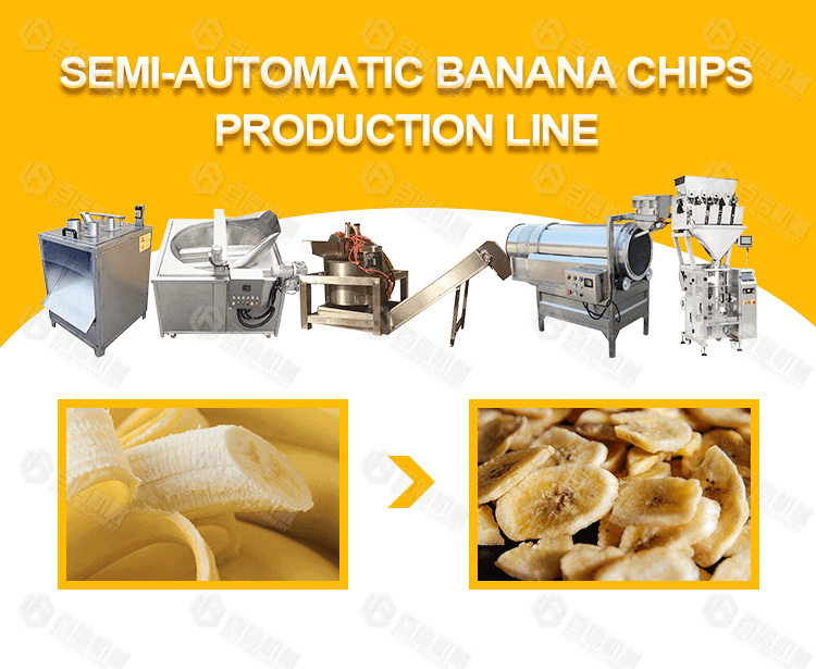 Continuous Plantain Banana Chips Frying Machine