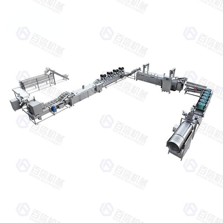 Automatic Stirring Batch Fryer Machine - Baixin