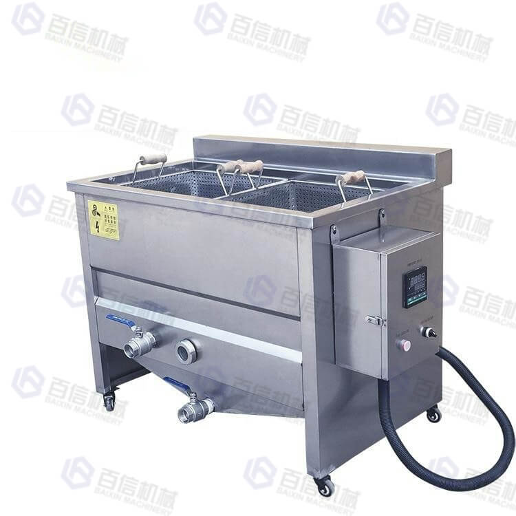 Automatic Stirring Batch Fryer Machine - Baixin