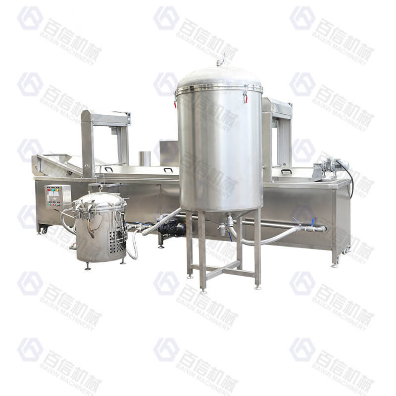 Automatic Stirring Batch Fryer Machine - Baixin