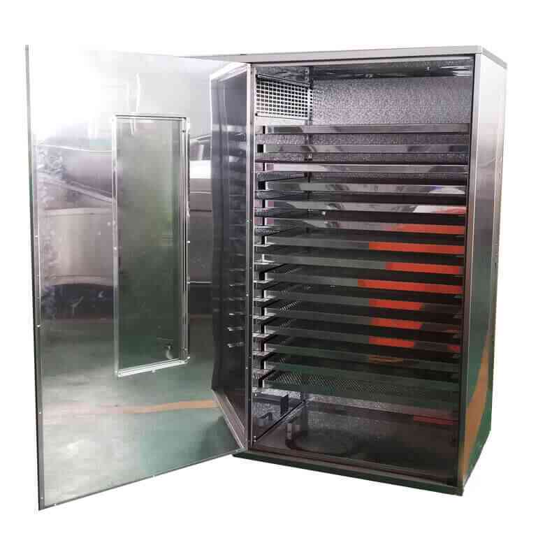 400kg/Batch Industrial Tray Dryer Hot Air Drying Oven Auto Spice Drying  Machine