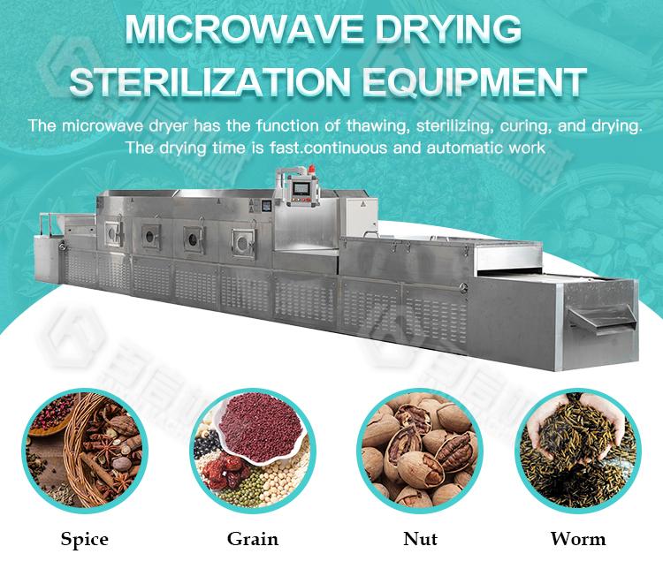 Microwave Fruit Drying Equipment/Drying Fruit Chips in Microwave